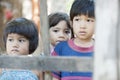 Three Asian children.