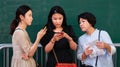 Three asian women in NYC