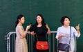 Three asian women in NYC