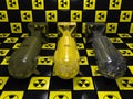 Three Atomic bombs Royalty Free Stock Photo