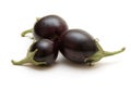 Three aubergines Royalty Free Stock Photo