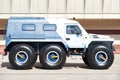 Three-axle all-terrain snow and swamp vehicle