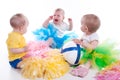 Three baby Royalty Free Stock Photo