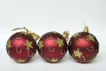 Three balls decorative Christmas