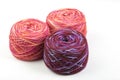 Three Balls of Merino Wool Yarn