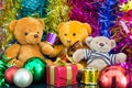 Three bear dolls Royalty Free Stock Photo