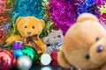 Three bear dolls Royalty Free Stock Photo