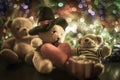 Three bear dolls Royalty Free Stock Photo