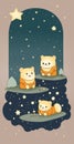 Three bears in the stars