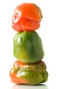 Three Bell peppers Royalty Free Stock Photo