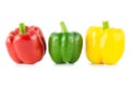 Three bell peppers Royalty Free Stock Photo
