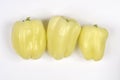 Three bell peppers Royalty Free Stock Photo