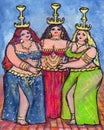 Three Belly Dancers