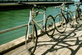 Three Bikes By the Pier of Fort Mason Center