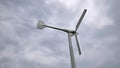 Three Blades Wind Turbine for Electric Power Generation Royalty Free Stock Photo