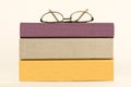 Three Books With Blank Spines Royalty Free Stock Photo