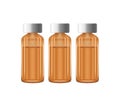 Three bottles of medicine