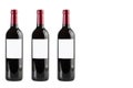 Three bottles of red wine