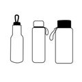 Three Bottles Vector Collection