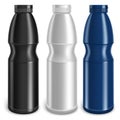 Three bottles vector Royalty Free Stock Photo