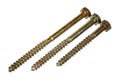 Three brass screws