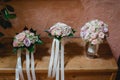 Three bridal bouquets