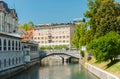 Three bridges, Ljubljana Slovenia