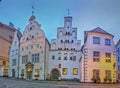 Three Brothers, a cluster of medieval houses in old town, Riga. Royalty Free Stock Photo