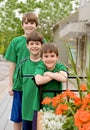 Three Brothers in Green