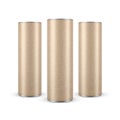 Three brown Kraft paper Snack Tubes TIN CAN Mockup