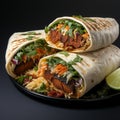 Stunning Burrito Photography With Intricate Designs And Strong Lines