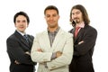 Three business men Royalty Free Stock Photo