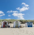 Three Cabins on the Beach