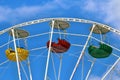 Three cabins Ferris wheel