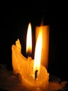 Three Candles Royalty Free Stock Photo