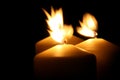Three candles Royalty Free Stock Photo