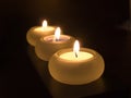 Three candles