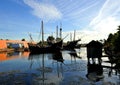 The three caravels of Christopher Columbus, La Rabida, Huelva province, Spain Royalty Free Stock Photo