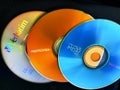 Three CDs Royalty Free Stock Photo