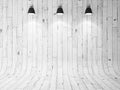 Three ceiling lamps Royalty Free Stock Photo