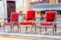 Three chairs Royalty Free Stock Photo