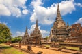 The three Chedis of Wat Phra Si Sanphet