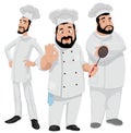 Three Chefs Royalty Free Stock Photo