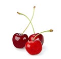Three cherries Royalty Free Stock Photo