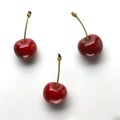 Three cherry Royalty Free Stock Photo