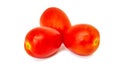 Three Cherry tomatoe Royalty Free Stock Photo