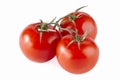Three cherry tomatoes Royalty Free Stock Photo