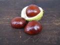 Three chestnuts