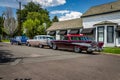 Three 1957 Chevrolet Nomad Station Wagons Royalty Free Stock Photo