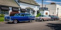 Three 1957 Chevrolet Nomad Station Wagons Royalty Free Stock Photo